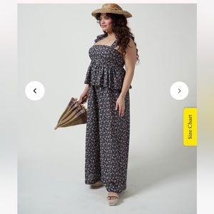 Selkie Garden Song Weekender Jumpsuit size Medium